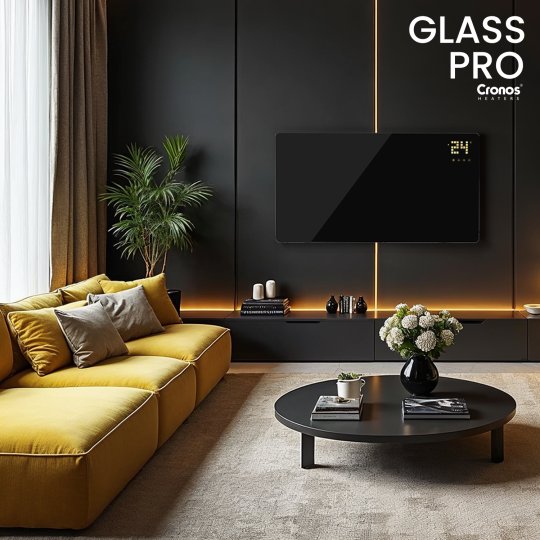 promiennik grzejnik podczerwieni szklany cronos glass pro z wifi 480w